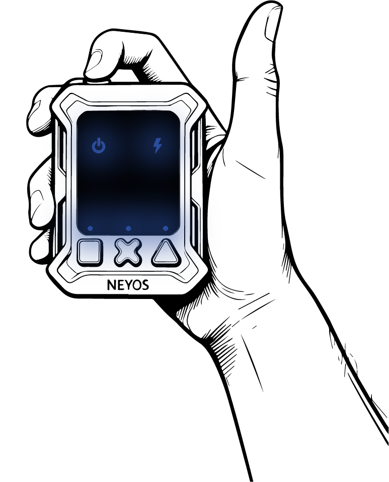 Maintenez le bouton enfoncé