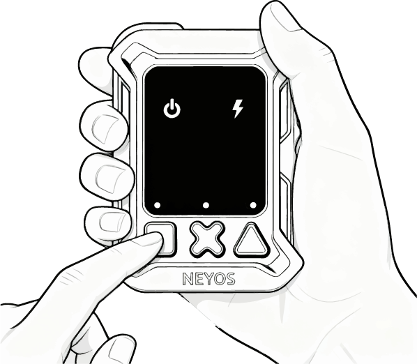 Appuyez sur le bouton principal