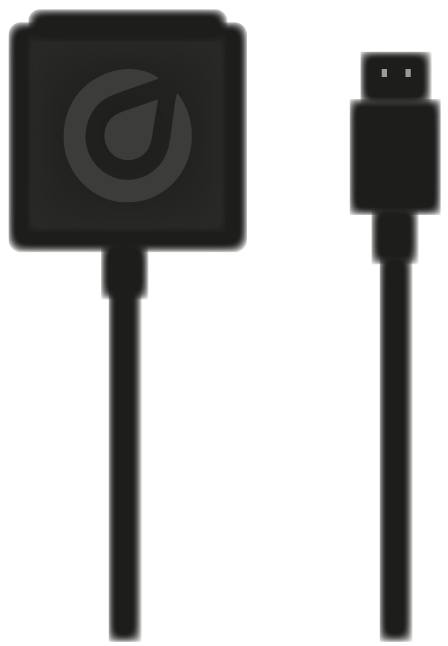 Câble de recharge magnétique noir